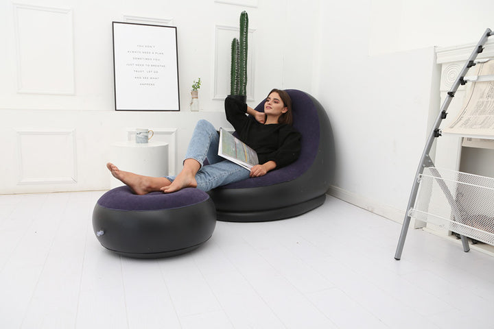 Lazy Bean Bag with Inflatable Folding Sofa | Confetti Living