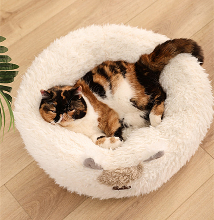 Alpaca Plush Pet Bed for Dogs and Cats | Confetti Living