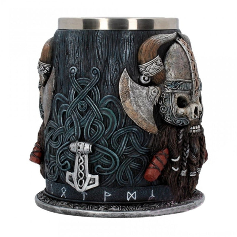 Home Bar Viking Beer Mug showing a side perspective | Confetti Living