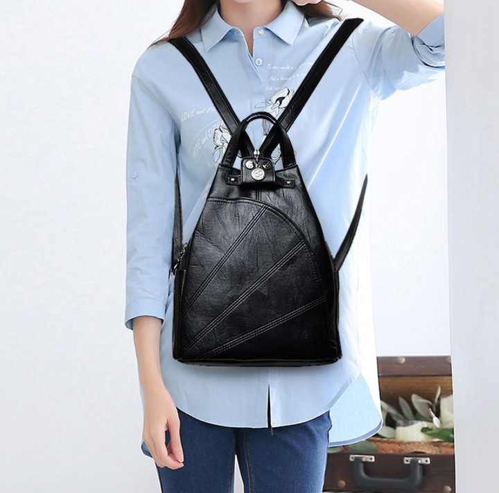 Soft Leather Anti-theft Backpack | Confetti Living