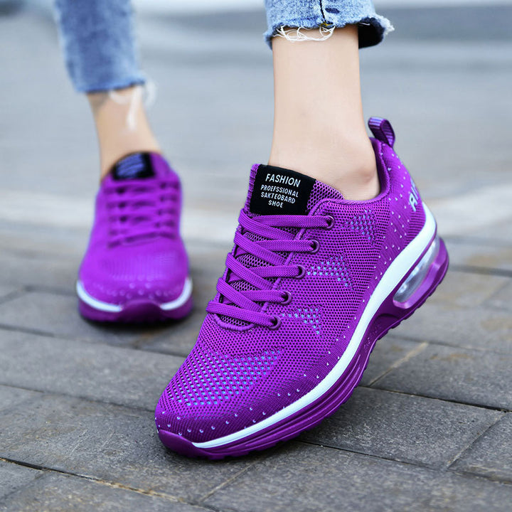 Women's Air Cushion Casual Shoes in Purple | Confetti Living