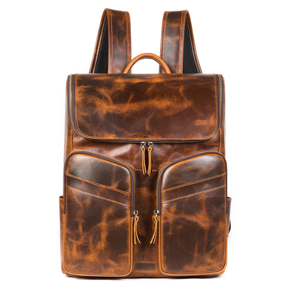 Vintage Leather Backpack | Confetti Living