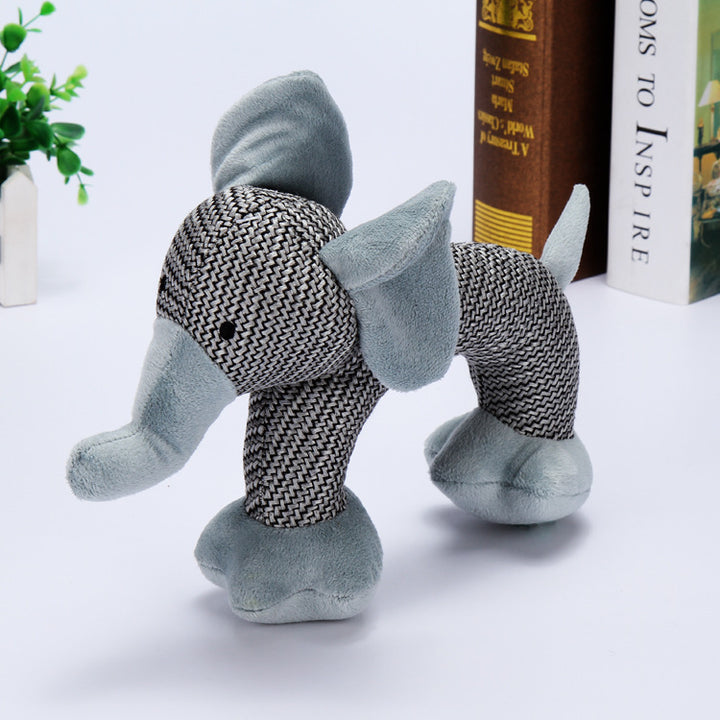 Dog Toy with Whistle - Poodle, Elephant, Monkey | Confetti Living