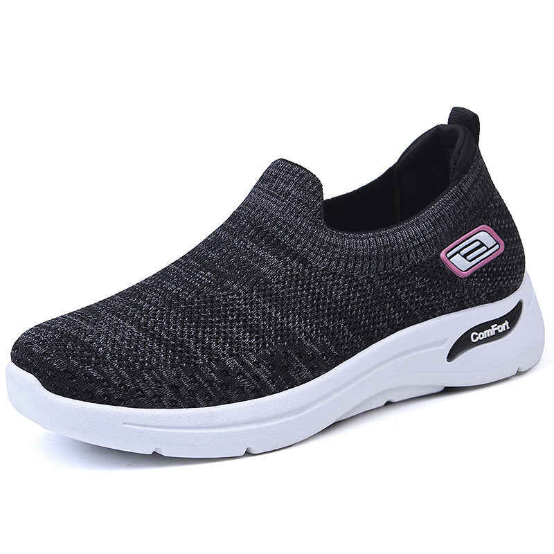 Women's Soft Bottom Casual Shoes in Black | Confetti Living