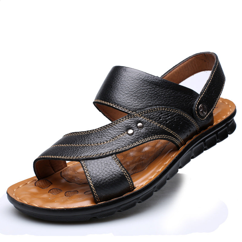 Men's Summer Sandals with Adjustable Back Strap Design