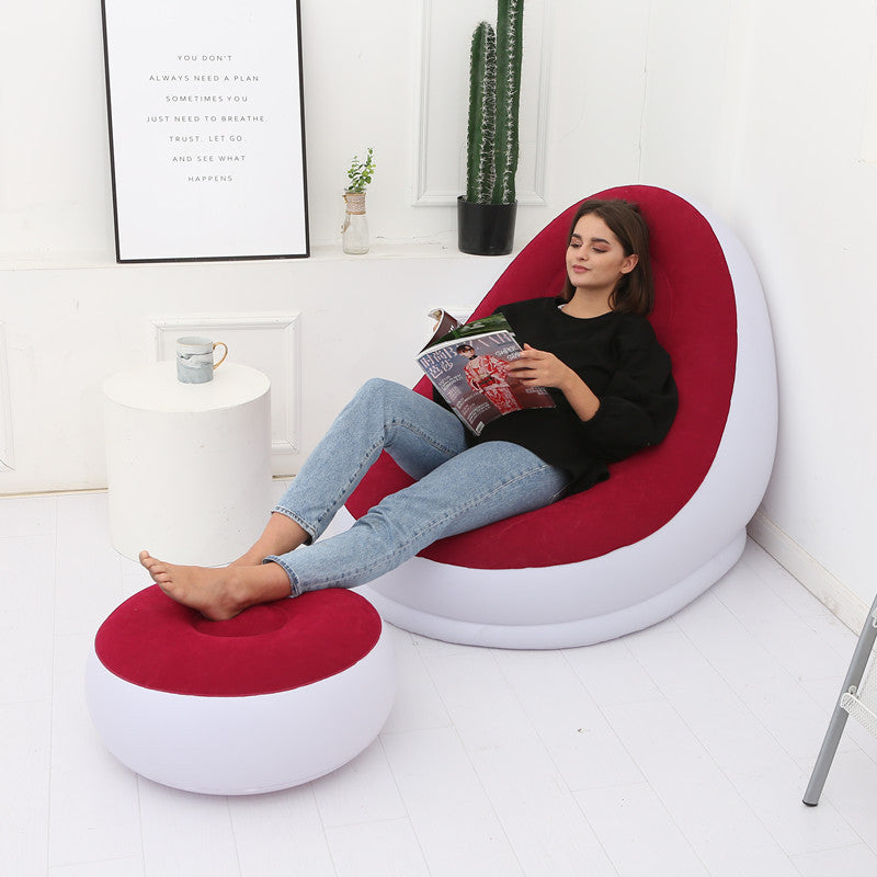 Lazy Bean Bag with Inflatable Folding Sofa | Confetti Living