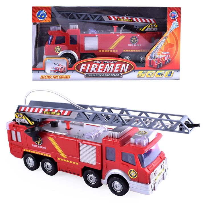 Children's Fire Truck Toy with Simulation Water Spray | Confetti Living