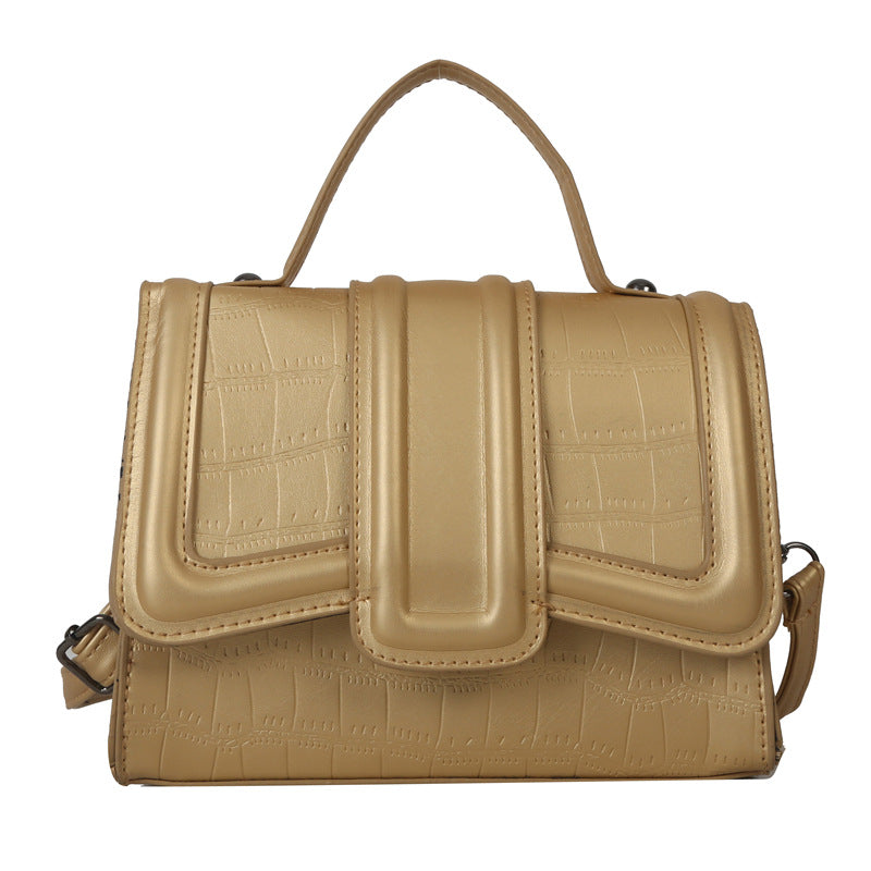 Women's Trendy, Stylish and Simple Commute Handbag in Gold | Confetti Living