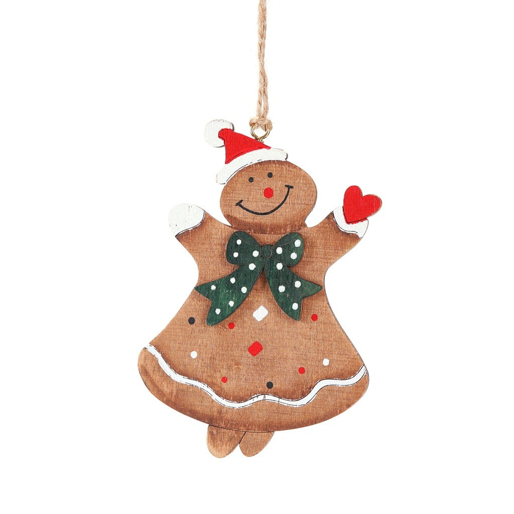 Christmas Gingerbread Man Tree Ornaments showing detail | Confetti Living