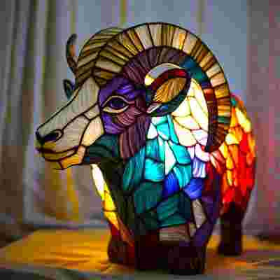 Animal Series Coloured 3D Desk Lamp