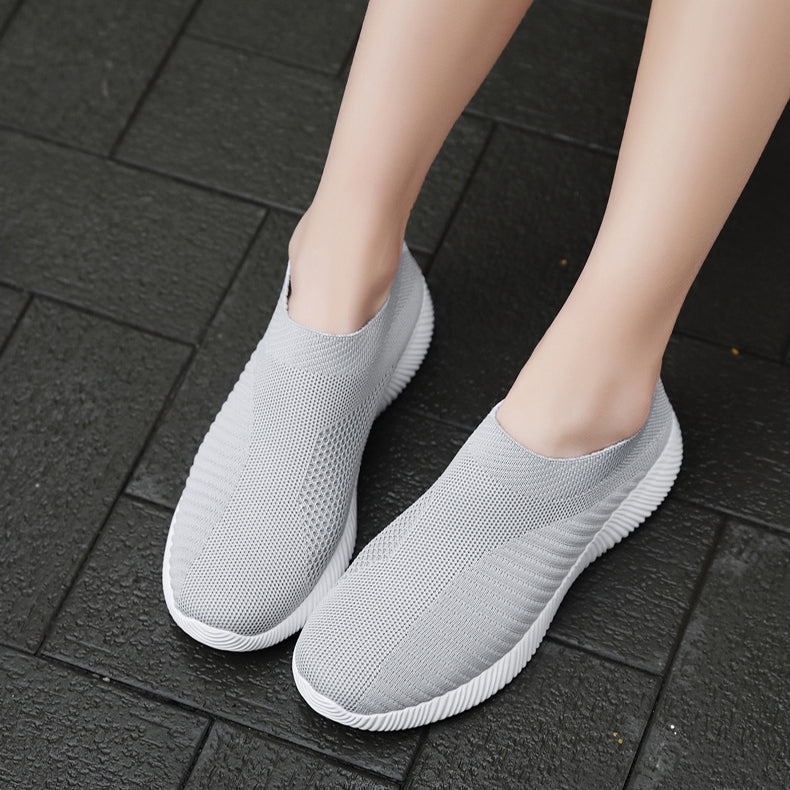 Women's Stretch Mesh Flat Shoes | Confetti Living