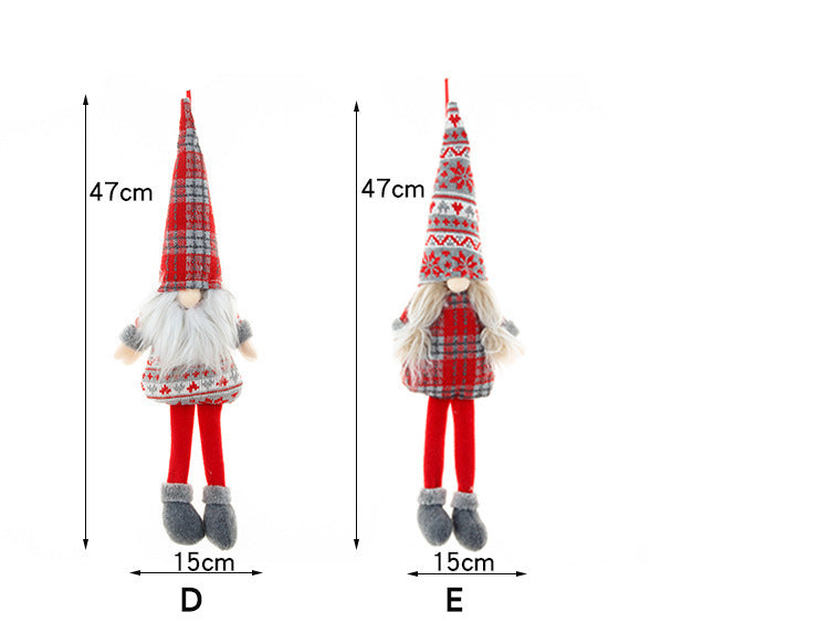 Christmas Hanging Plush Toy Decoration