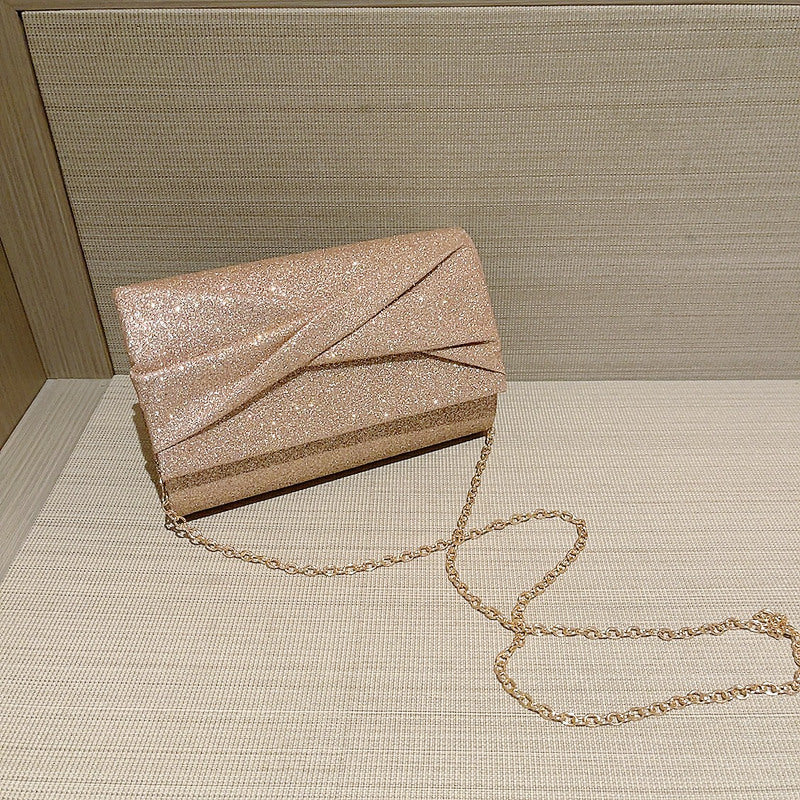 Women's Gold Fashion Envelope Clutch Bag | Confetti Living