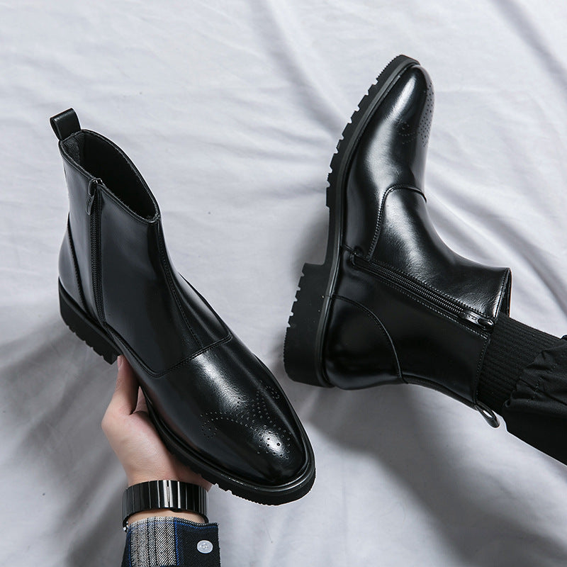 Men's Chelsea Leather Boots | Confetti Living