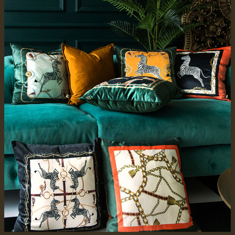 Cushion Cover Zebra and Geometric Patterns | Confetti Living