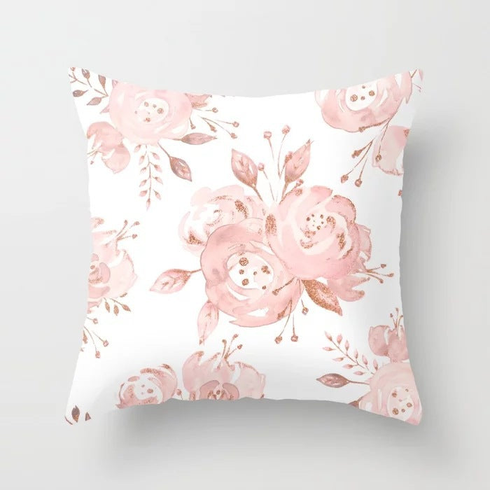 Cushion Cover Pink Tones and Petterns