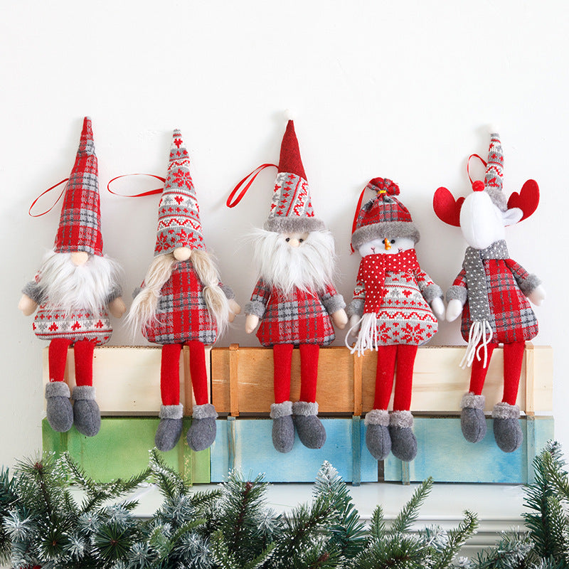 Christmas Hanging Plush Toy Decoration