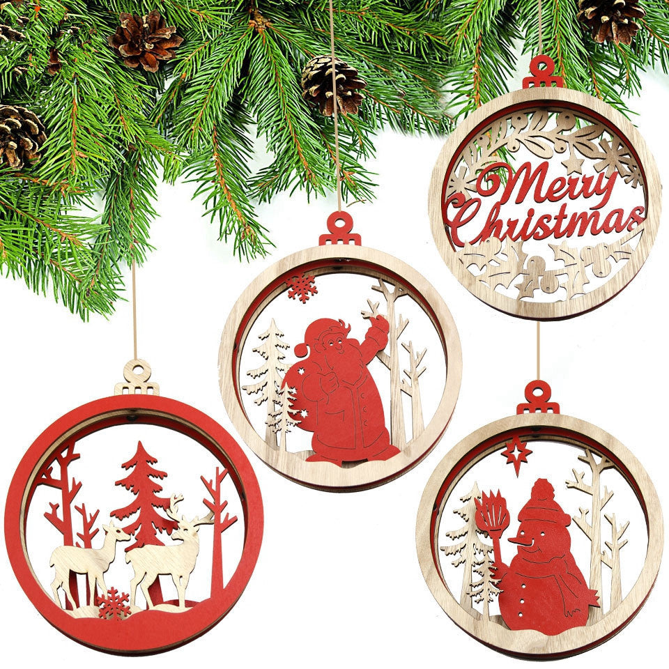 Christmas Engraved Hanging Ornaments showing 4 designs | Confetti Living