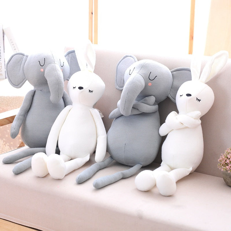 Plush Toy Baby Elephant or Cute Rabbit | Confetti Living