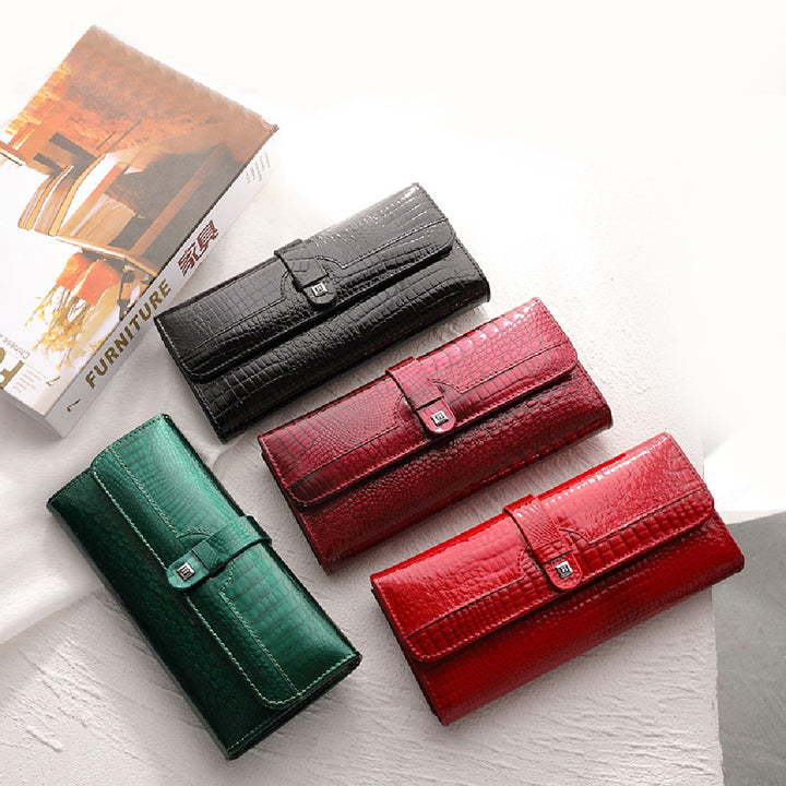 Women's Bright Leather Wallet | Confetti Living