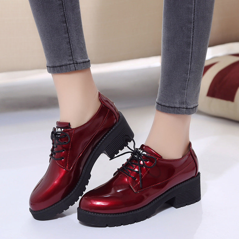 Women's Oxford Leather Brogues Shoes | Confetti Living