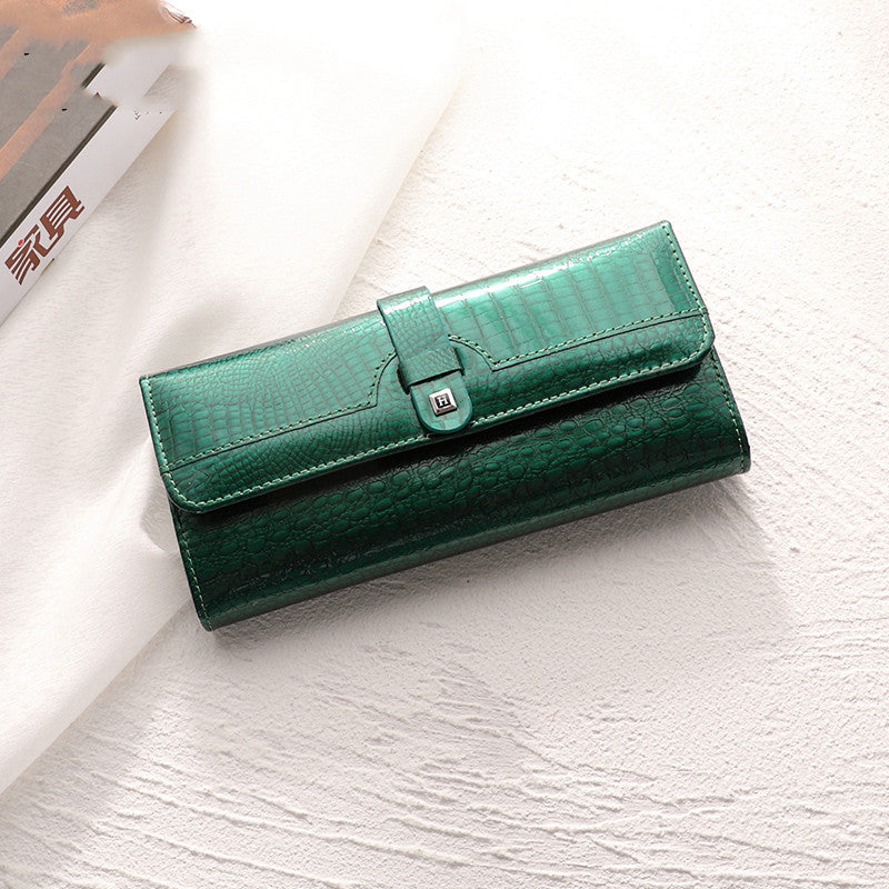 Women's Bright Leather Wallet | Confetti Living