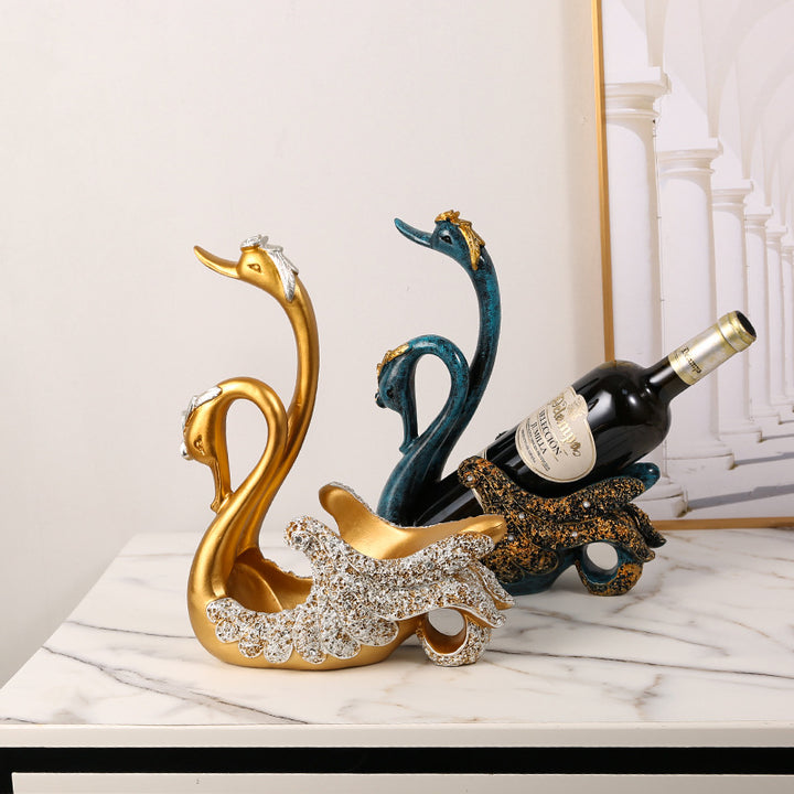 Home Bar Creative Swan Wine Rack | Confetti Living