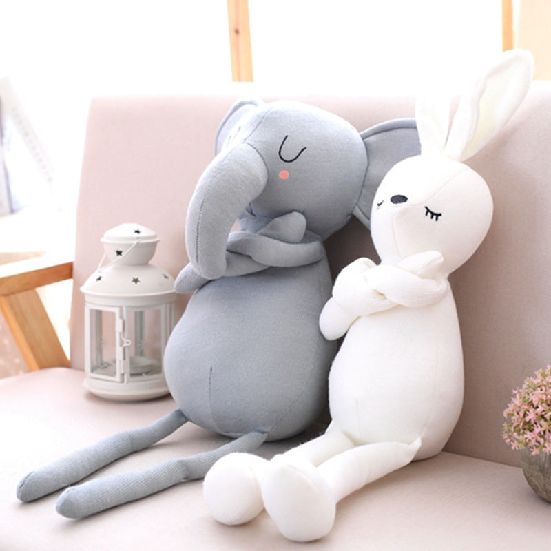 Plush Toy Baby Elephant or Cute Rabbit | Confetti Living