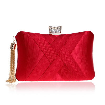 Women's Tassel Clutch Bag