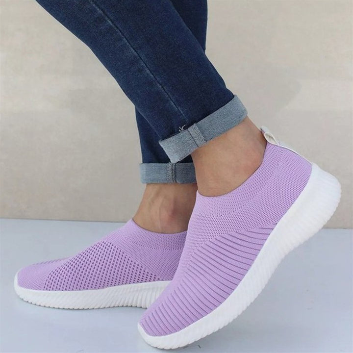 Women's Stretch Mesh Flat Shoes | Confetti Living