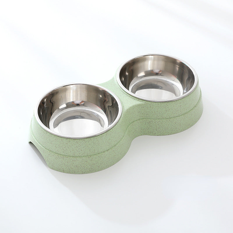 Double Pet Bowls Food and Water Feeder Stainless Steel | Confetti Living