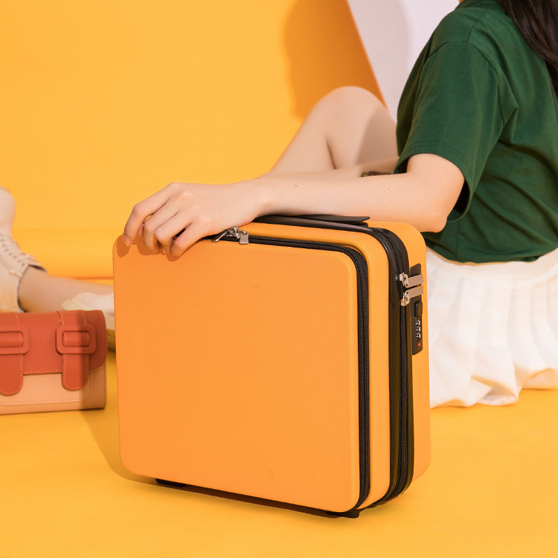 Women's Mini Cornetto Functional Suitcase in Orange| Confetti Living