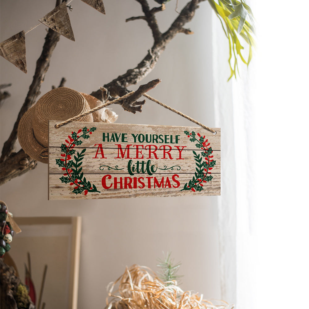 Christmas Wall Hanging showing in use | Confetti Living