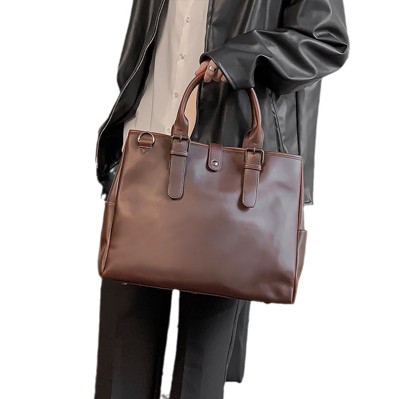 Leather Business Bag | Confetti Living