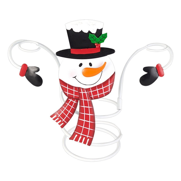 Christmas Decoration Wine Glass Holder Snowman Face | Confetti Living