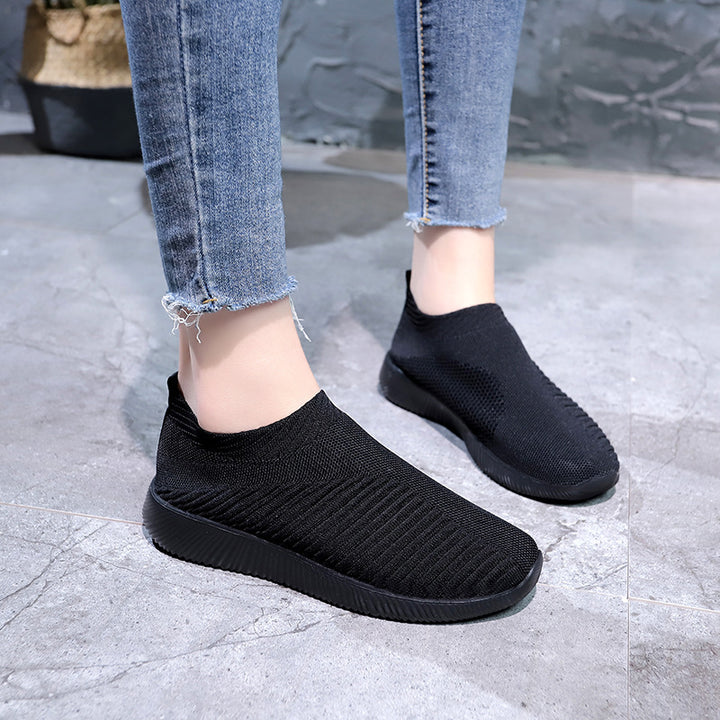 Women's Stretch Mesh Flat Shoes | Confetti Living