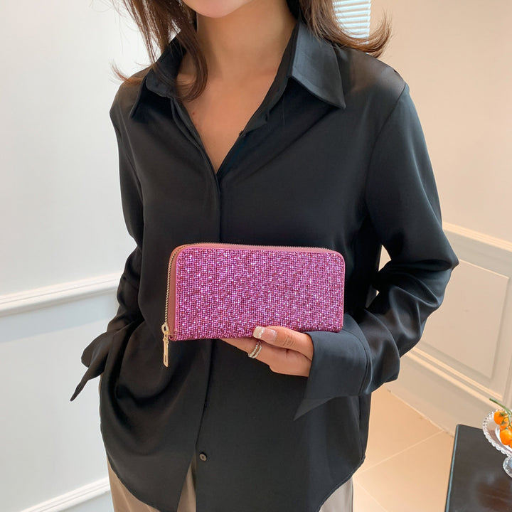 Women's Sequins Compact Clutch Bag