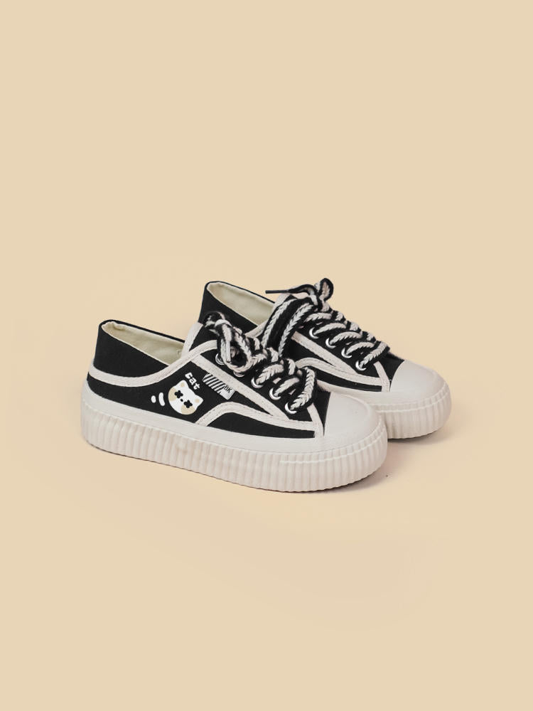 Women's Platform Casual Canvas Shoes | Confetti Living