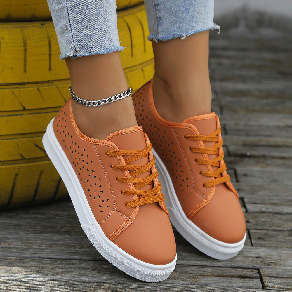 Womens Lace-up Walking Shoes | Confetti Living