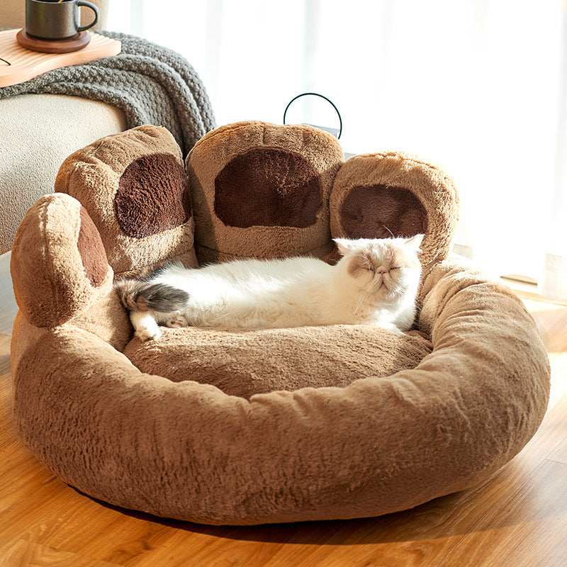 Dog and Cat Round Soft Cushion Beds