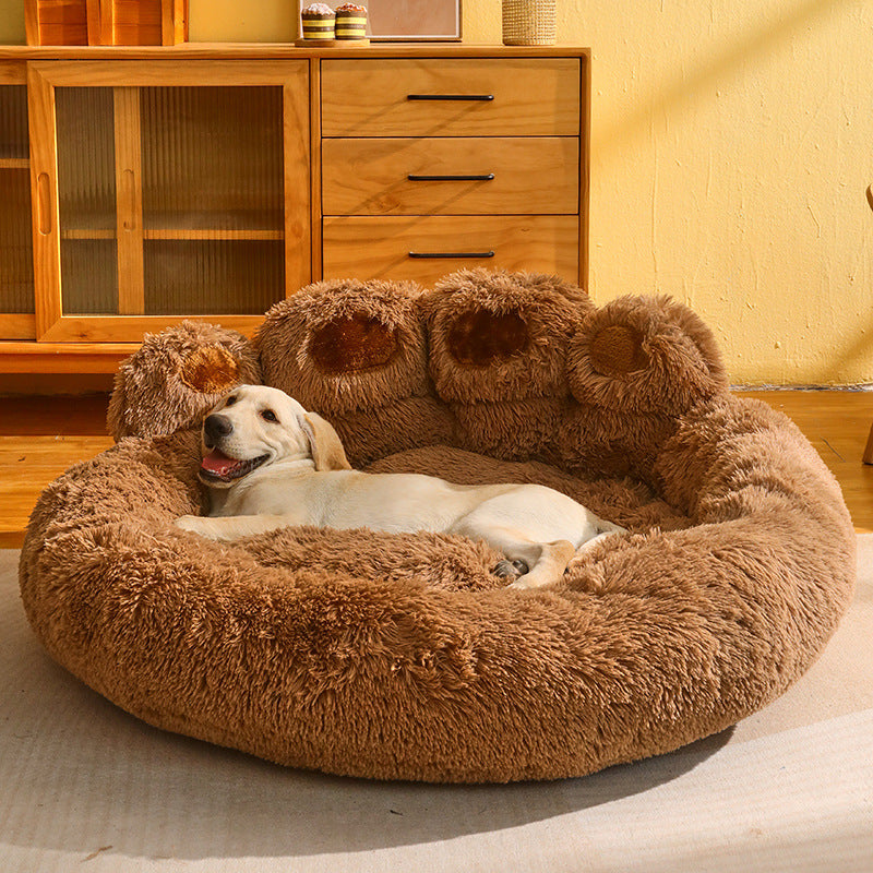 Dog and Cat Round Soft Cushion Beds | Confetti Living