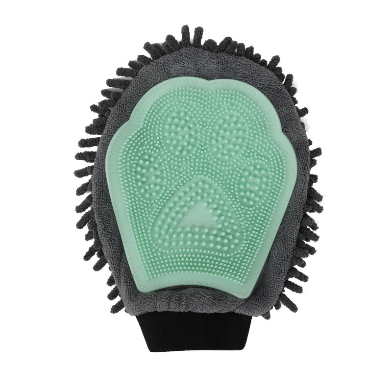 Pet Bathing Brush - 2-in-1 Grooming Glove