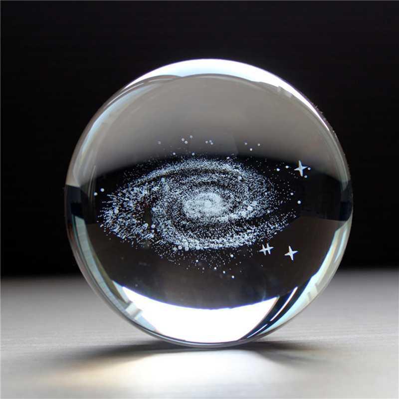 Music Box and Luminous LED Crystal Ball with 3D Perspective