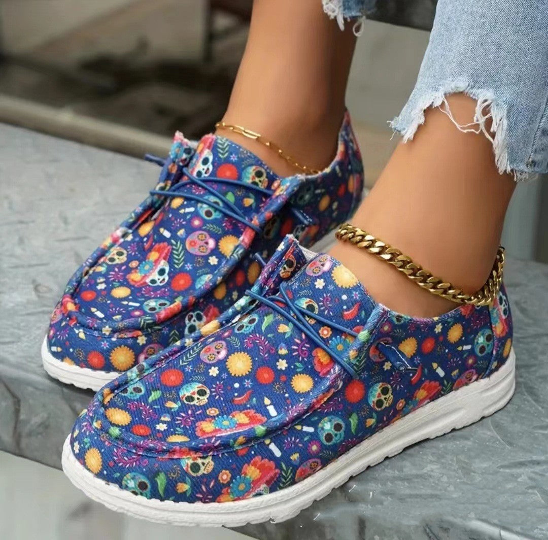 Women's Festival Canvas Shoes | Confetti Living