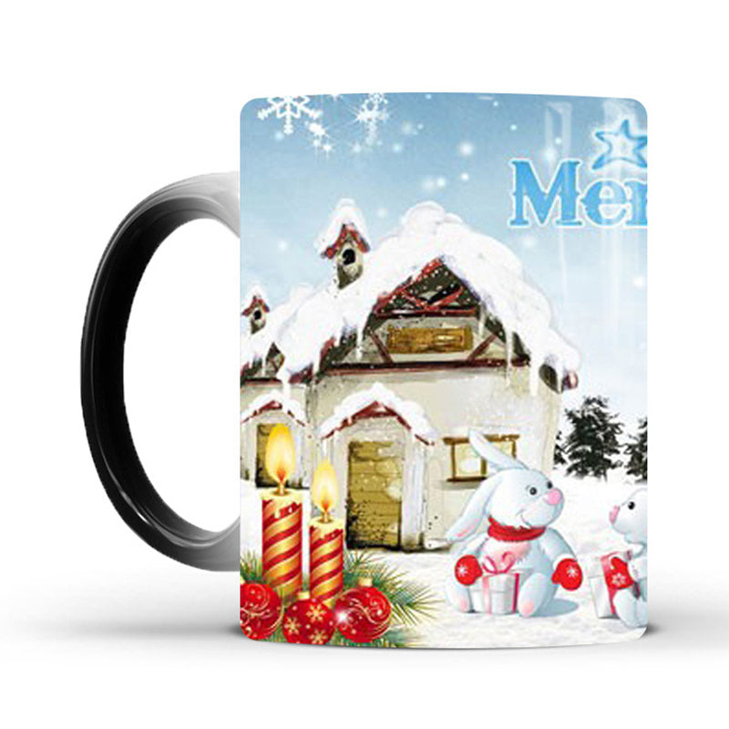 Merry Christmas Magic Mug - Heat Sensitive Colour Change 350ml