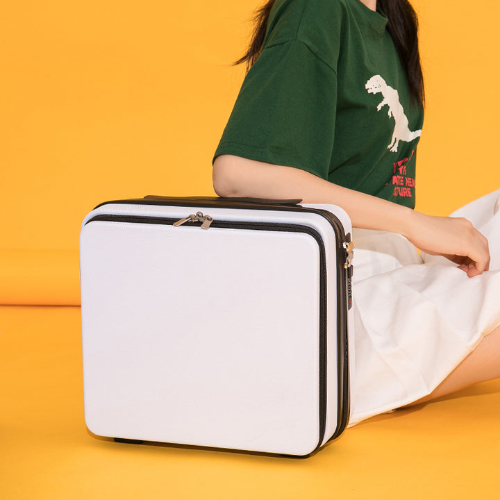 Women's Mini Cornetto Functional Suitcase in White | Confetti Living