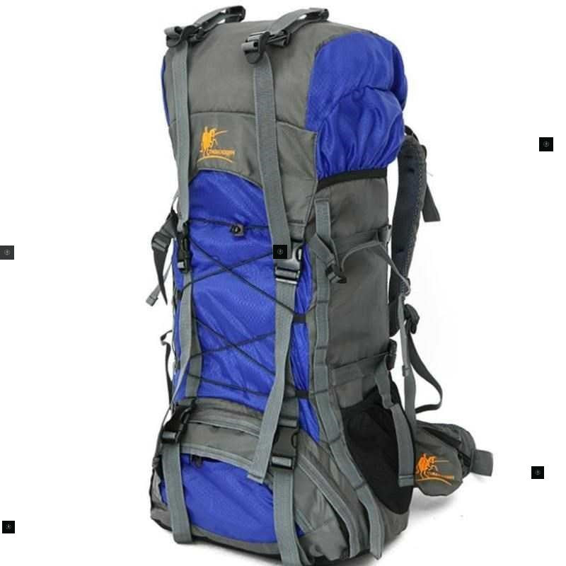 Waterproof Backpack for Hiking and Travel in Blue Grey | Confetti Living