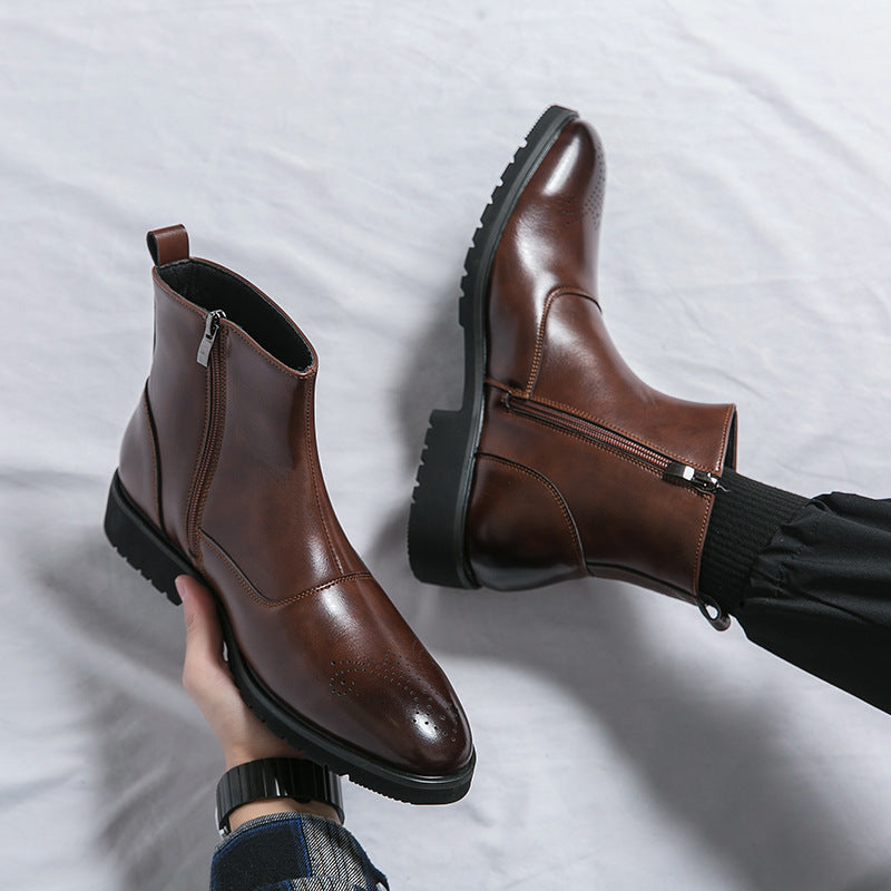 Men's Chelsea Leather Boots | Confetti Living