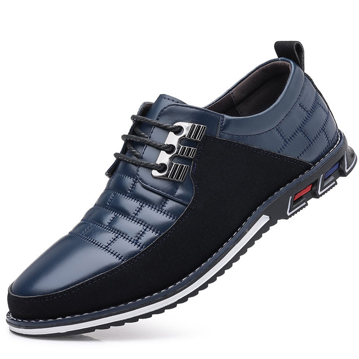 Men's Lightweight Casual Lace Up Leather Shoes | Confetti Living