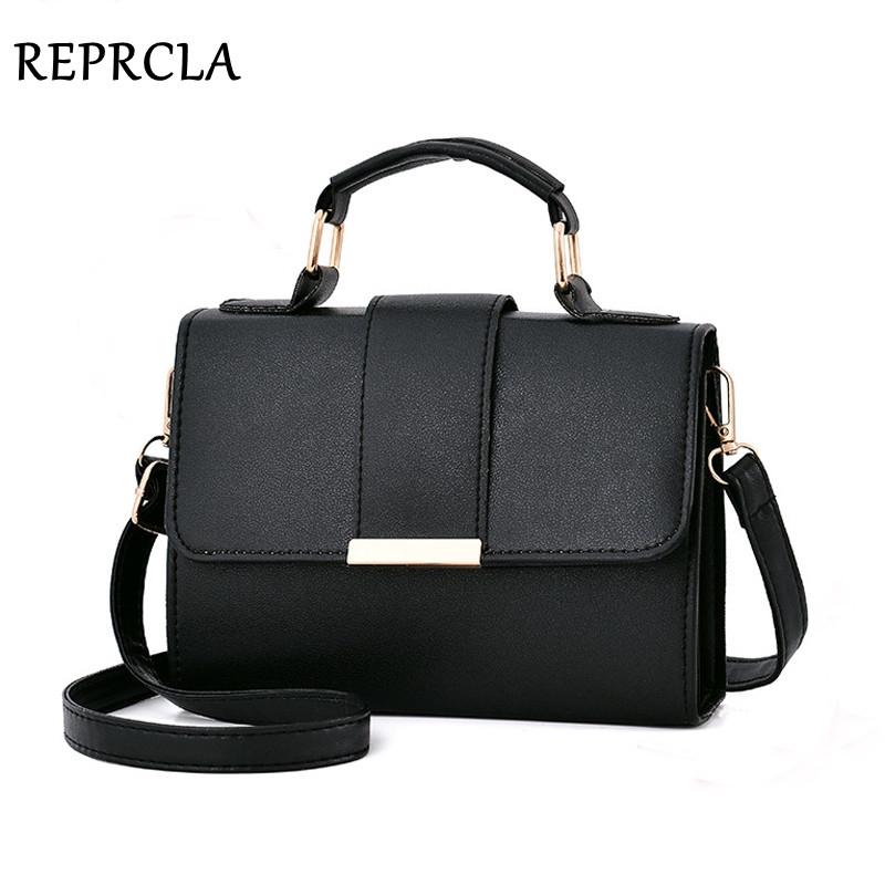 Women's Small Leather Shoulder Bag - Black